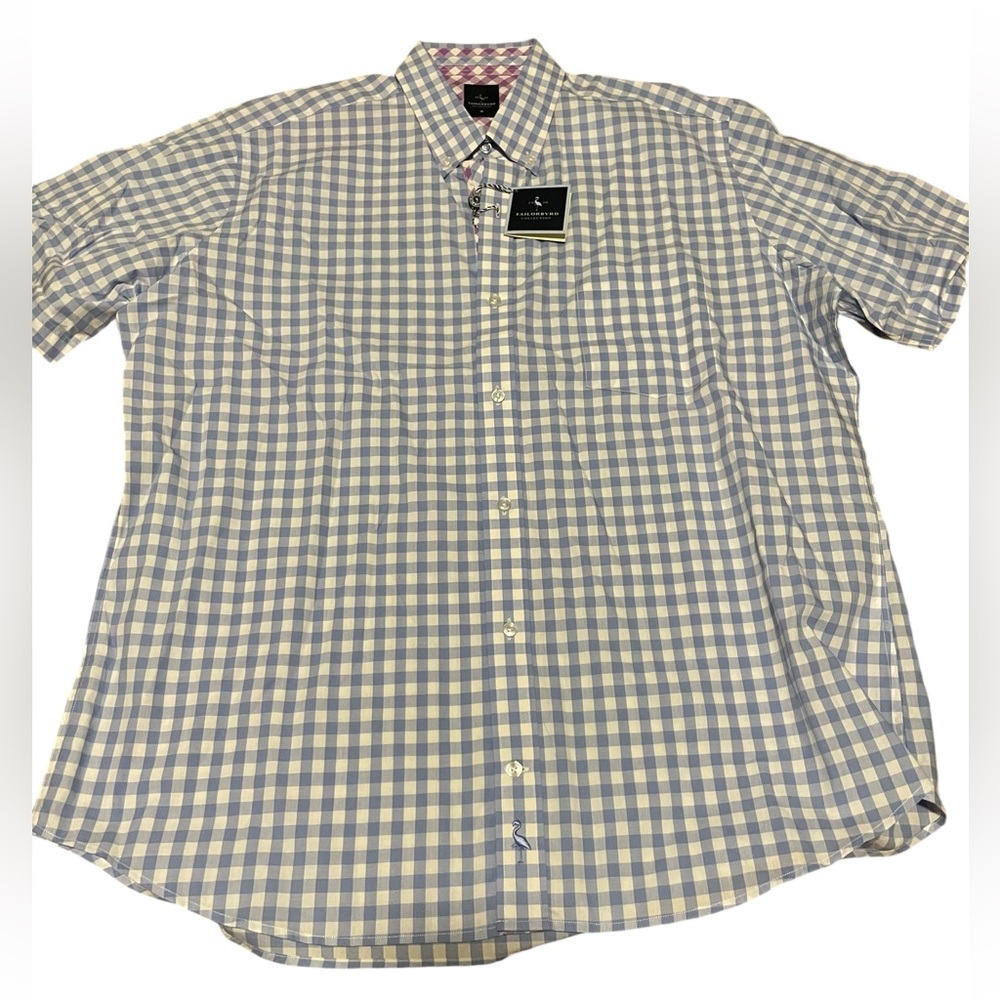 ❤️ Taylor Byrd plaid button up NWT